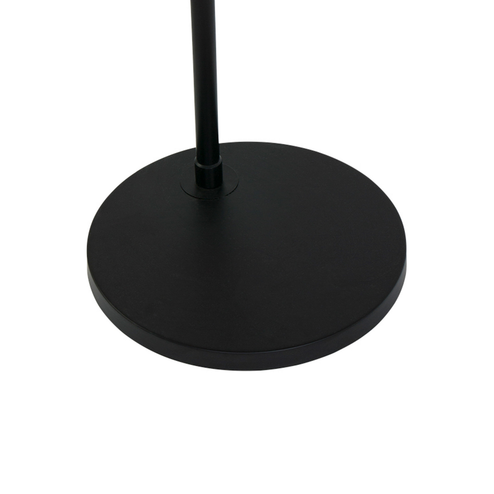 Steinhauer Lampadar curbat Sparkled Light negru/nylon crem 240 cm - Camera de zi / sufragerie - Modern - negru crem - Metal