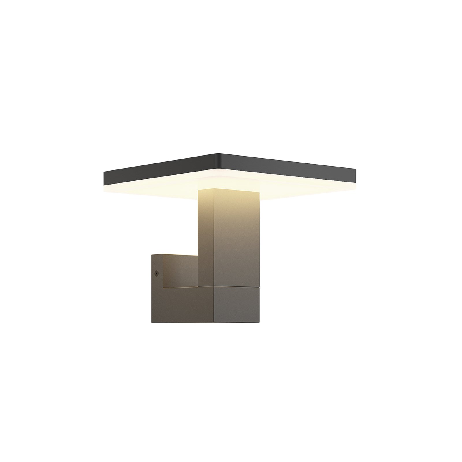 Olesia Buiten Wandlamp Dark Grey/Opal - Lucande