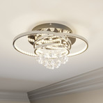 Lucande Keely LED-Deckenleuchte Kristall