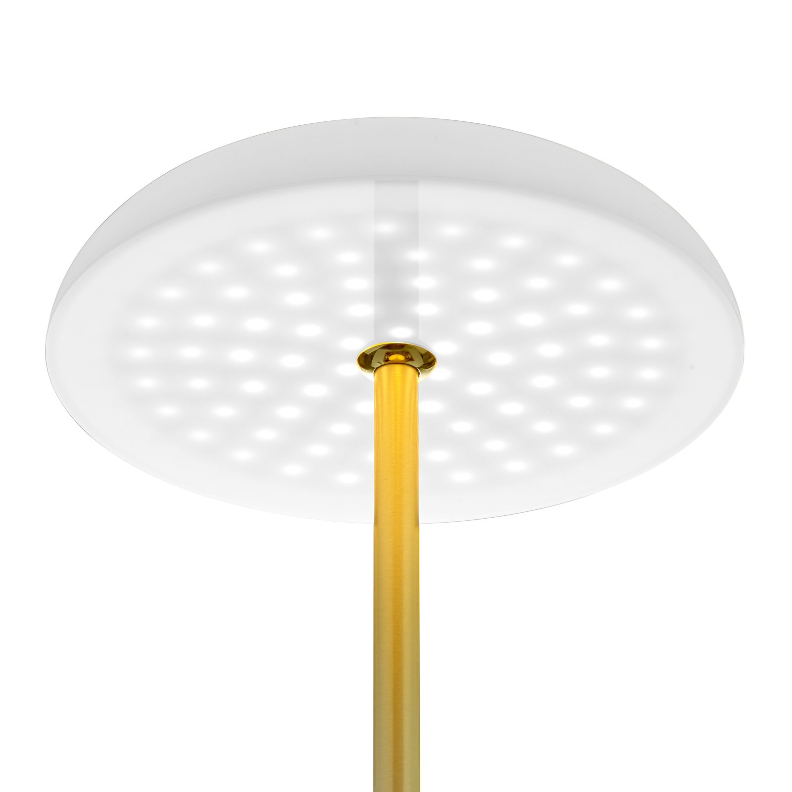 BANKAMP Vanity LED tafellamp tastdimmer messing