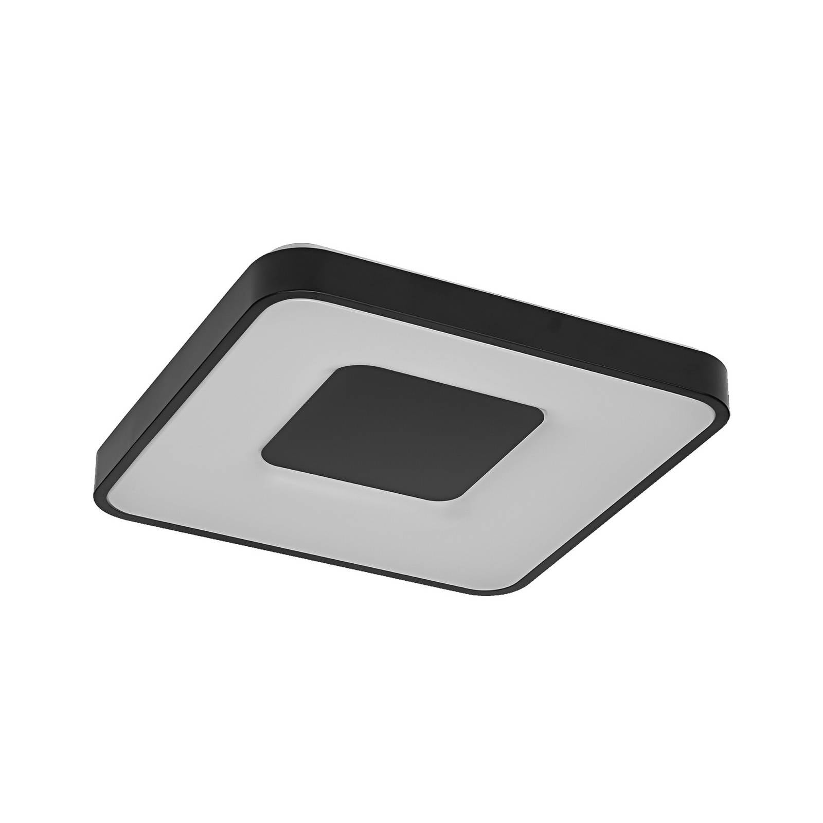 OSRAM LED-Deckenlampe ORBIS PIANA, schwarz 49x49 cm clickdim