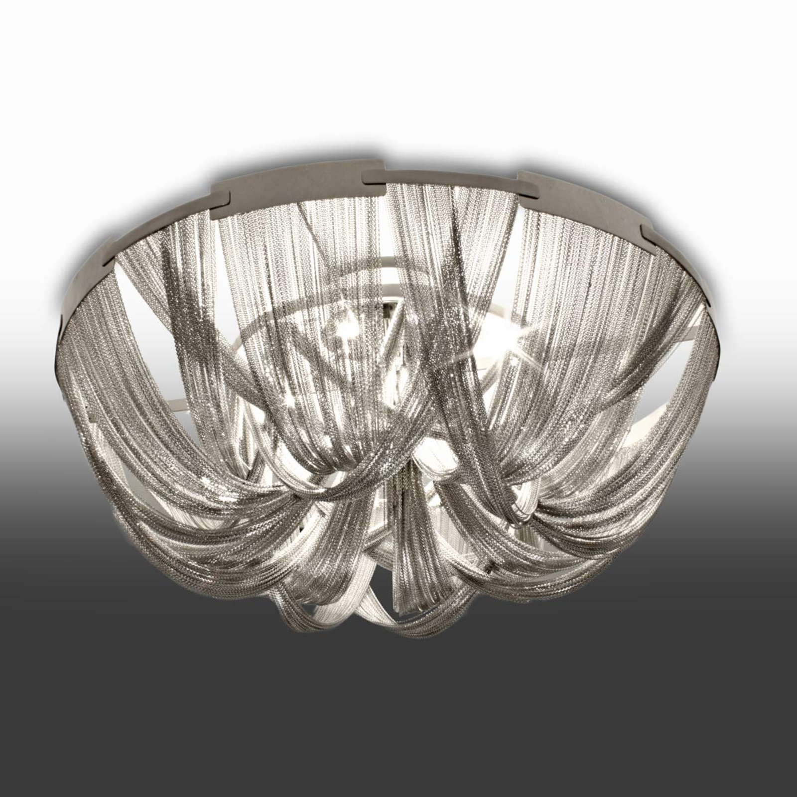 Opulent designertaklampe Soscik, 72 cm