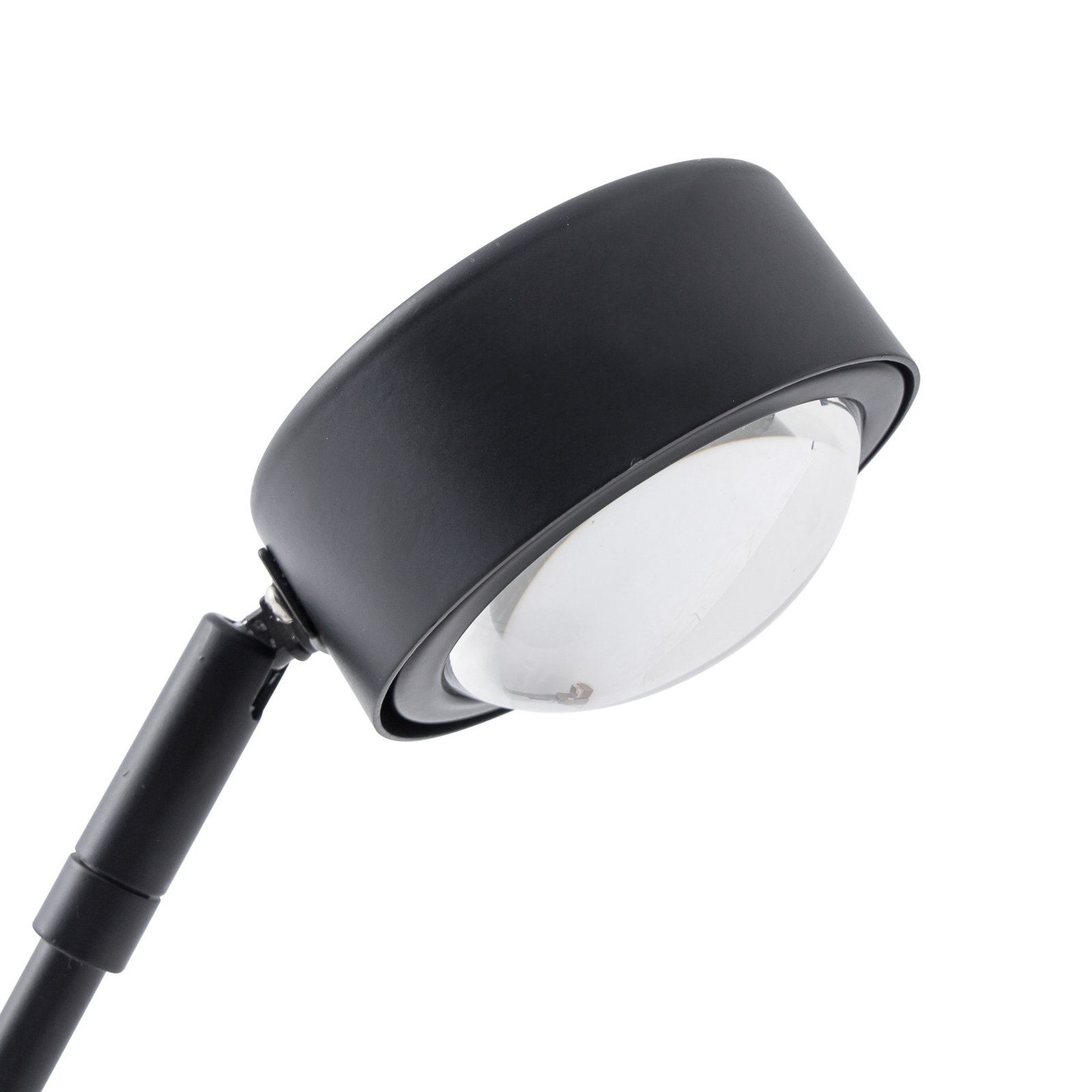 Lampada da tavolo Lindby Jyla, 36 cm, nero opaco, GX53, flessibile