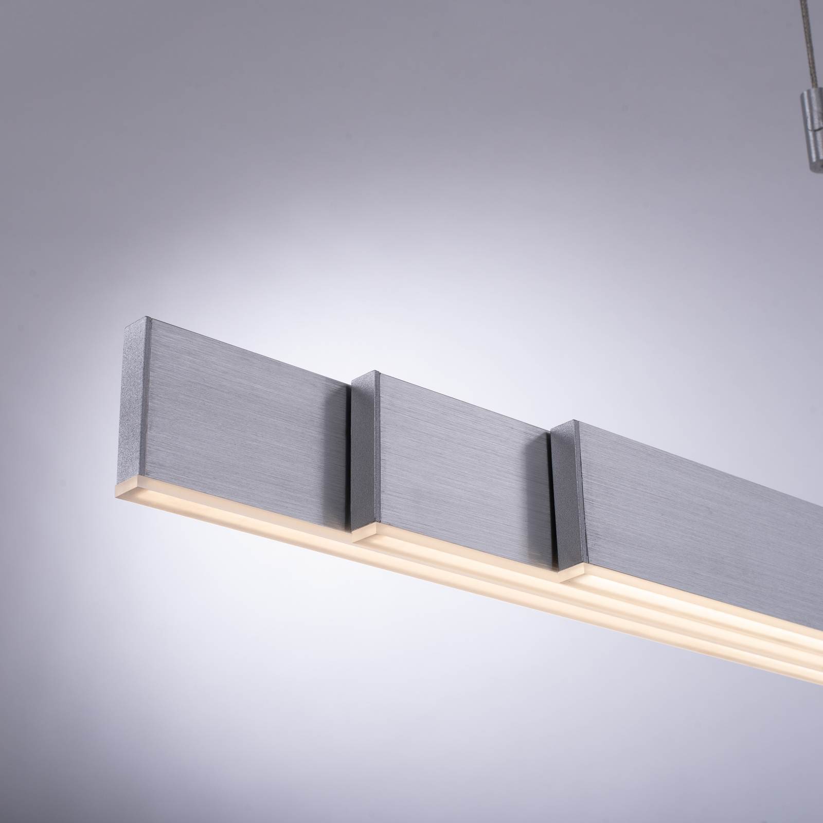 PURE Moto LED-hänglampa dimmer, silver