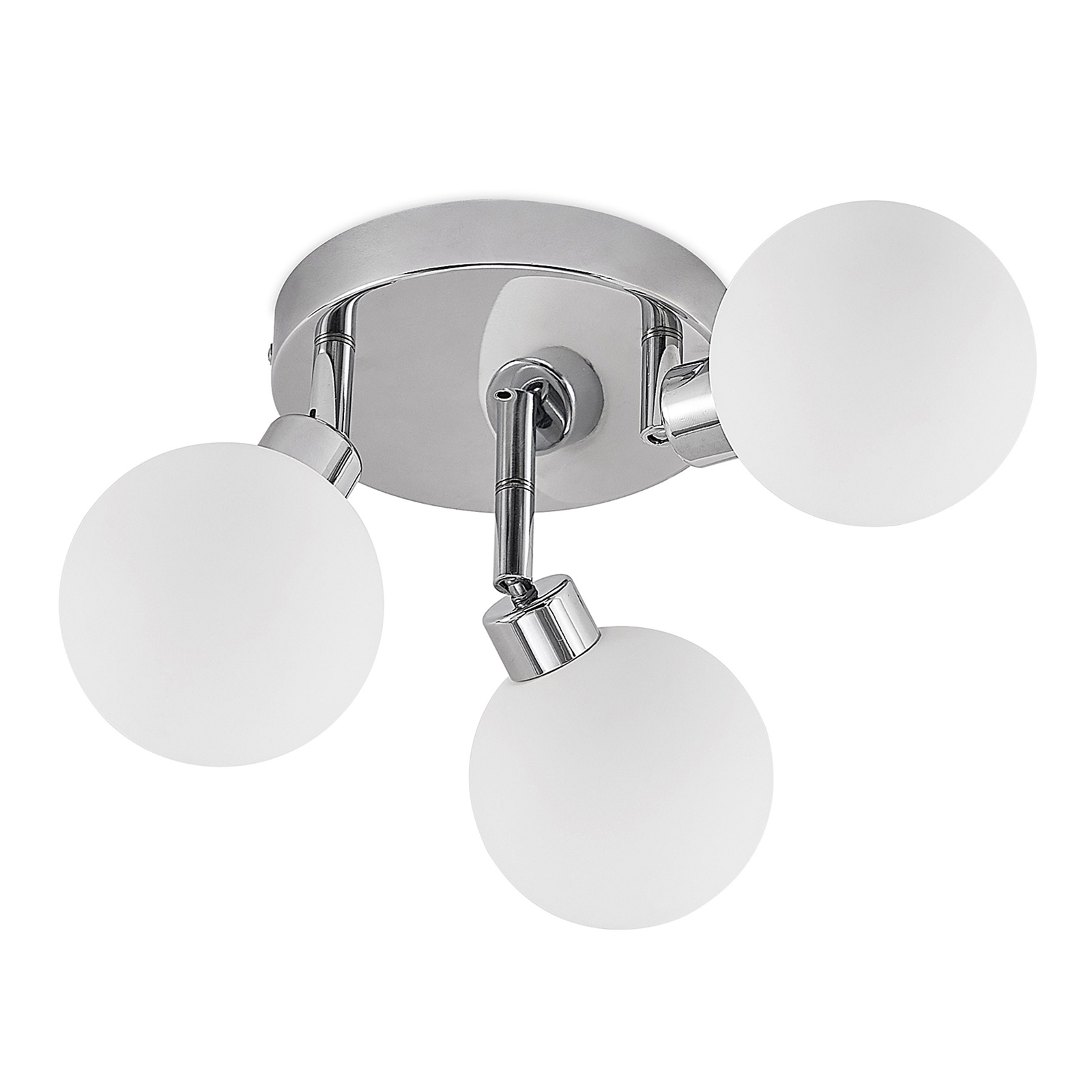 Zaniba 3 Round Deckenleuchte Chrome - Lindby