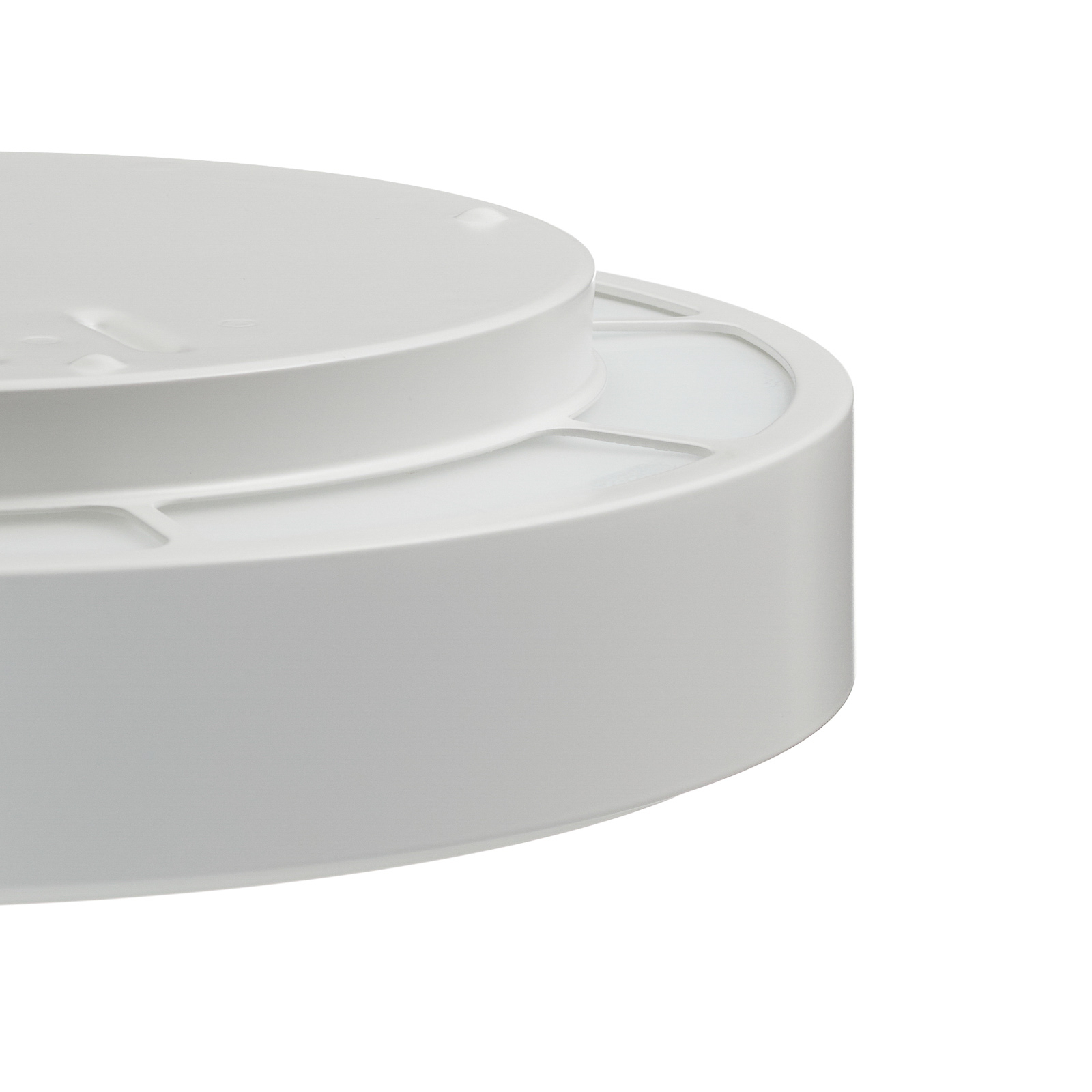 BEGA 34278 LED ceiling light, white, Ø 36 cm, DALI