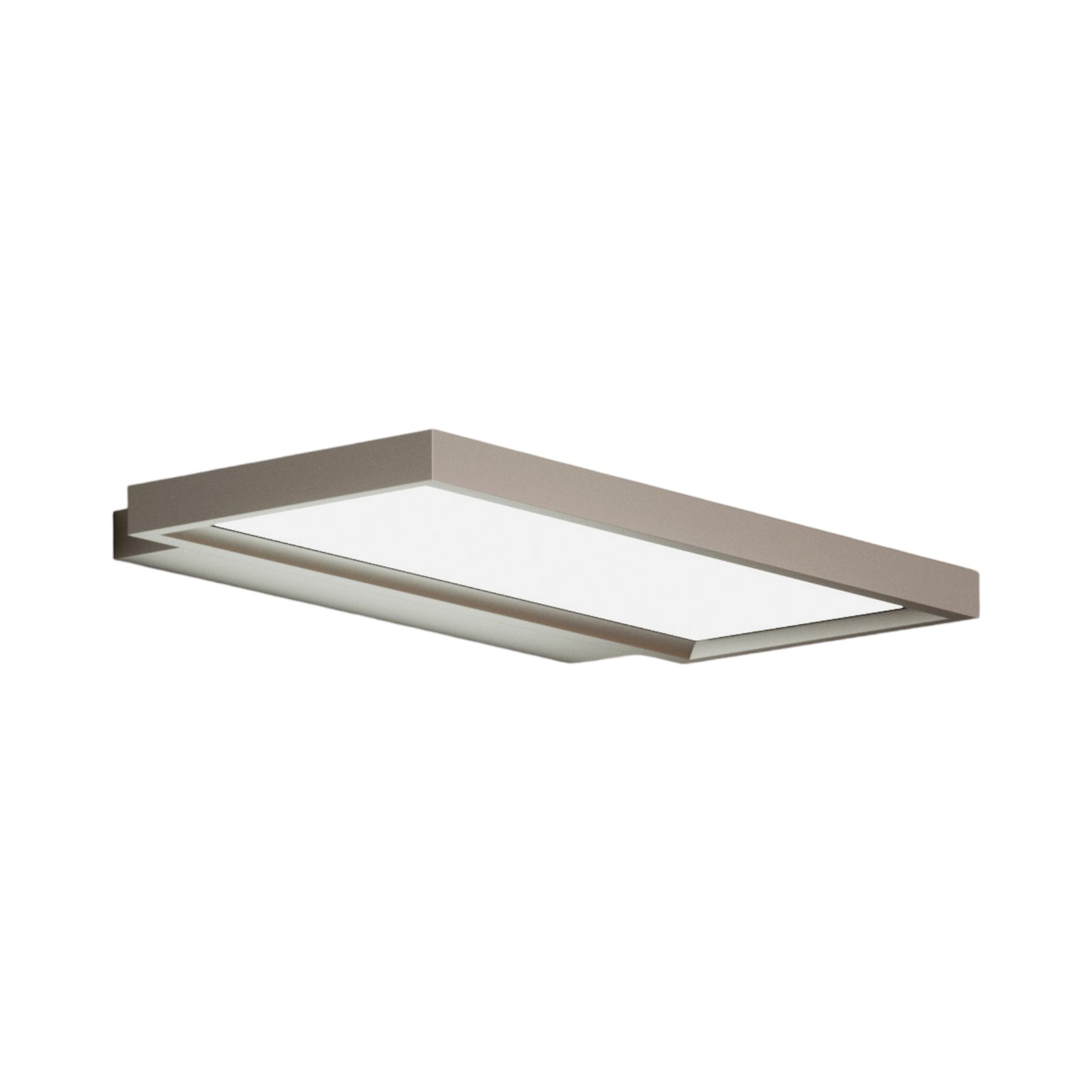 Rick LED office wall light, grey, cool white