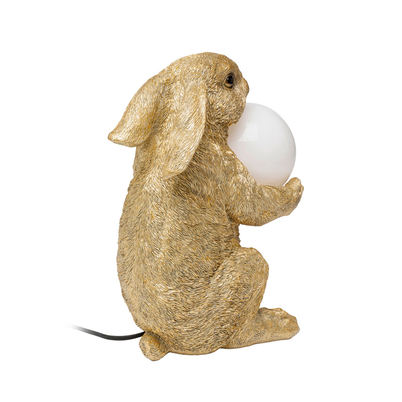 Kare laualamp Sweet Rabbit, kuldne, kõrgus 15 cm, E27 Kare laualamp Sweet Rabbit, kuldne, kõrgus 15 cm, E27