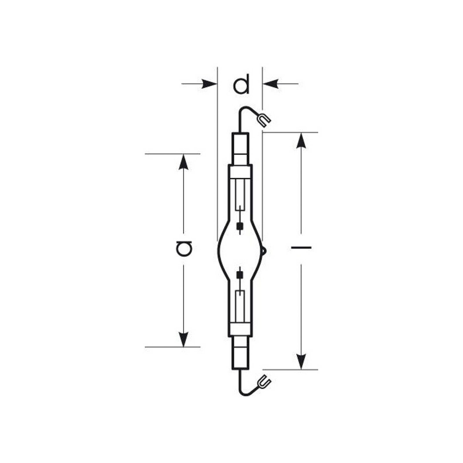 RADIUM metal halide lamp K12s 1000W HRI-TS D/S/PRO 