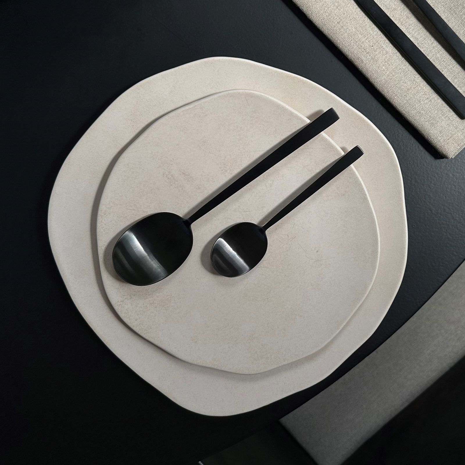 Naczynia Native, zestaw 8 sztuk, kamień, białe – 101 Copenhagen