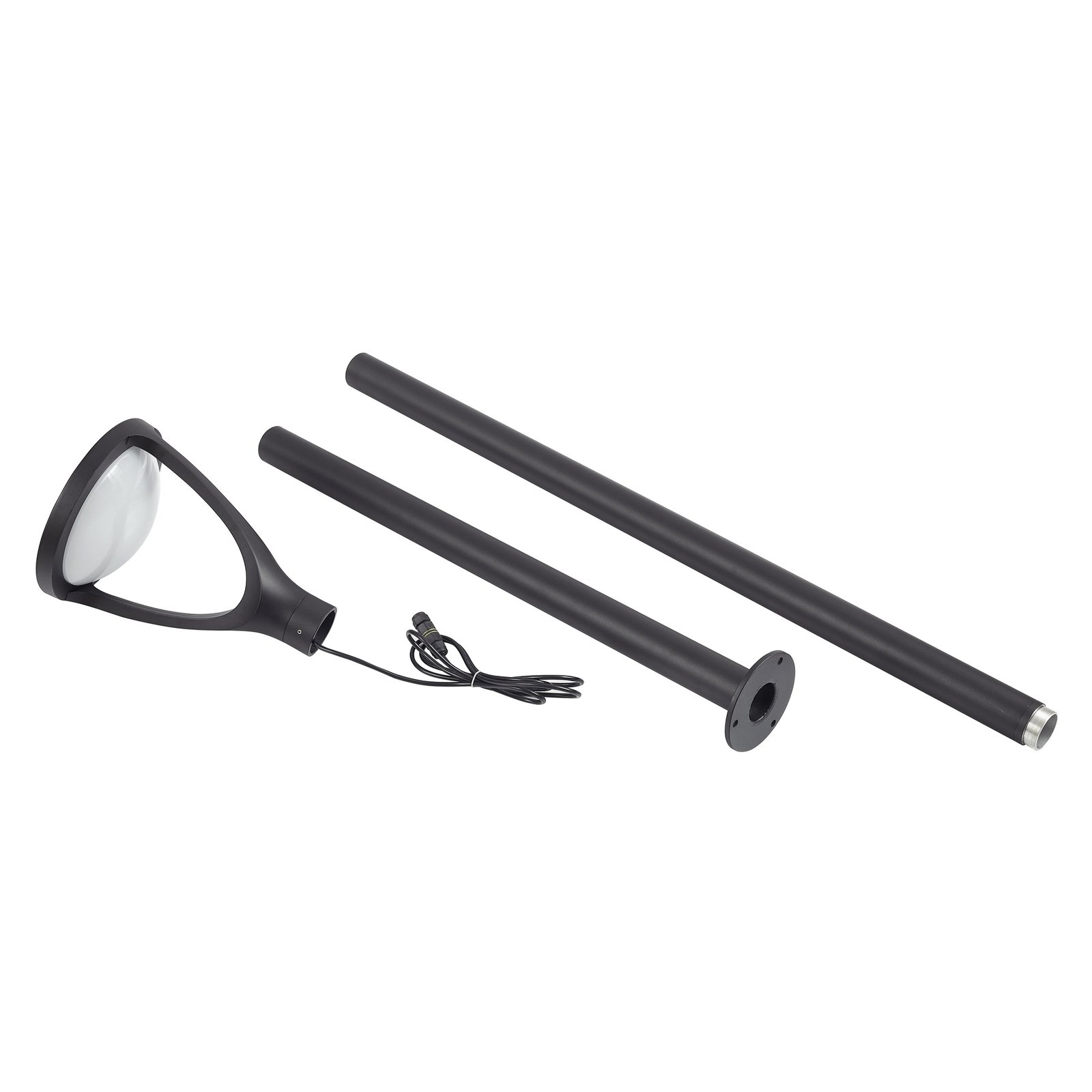 Filor LED Extérieur Borne 250cm Noir - Lucande