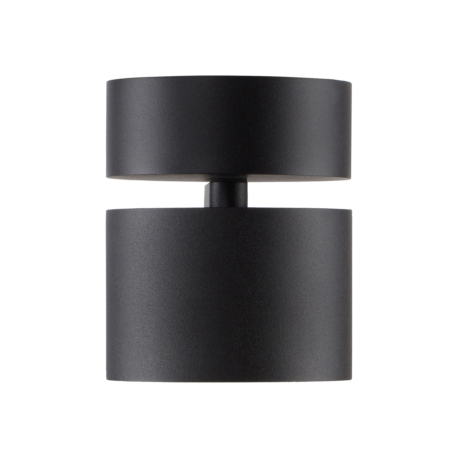 PURE LED тавански спот Cup, черен, Ø 9,5 cm, метал