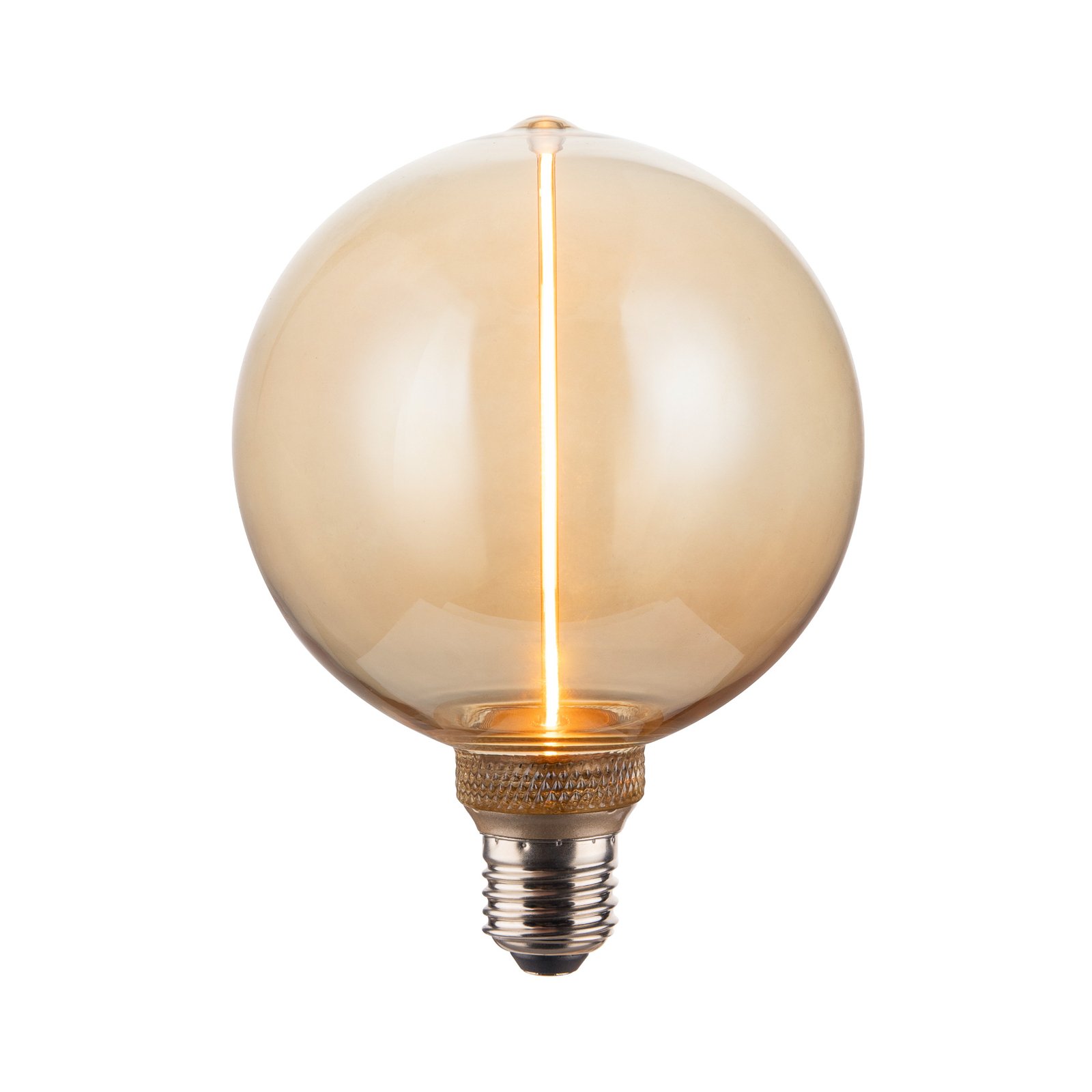PR Home LED-lamppu Edge E27 kultainen 2W 1800K himmennettävä G125