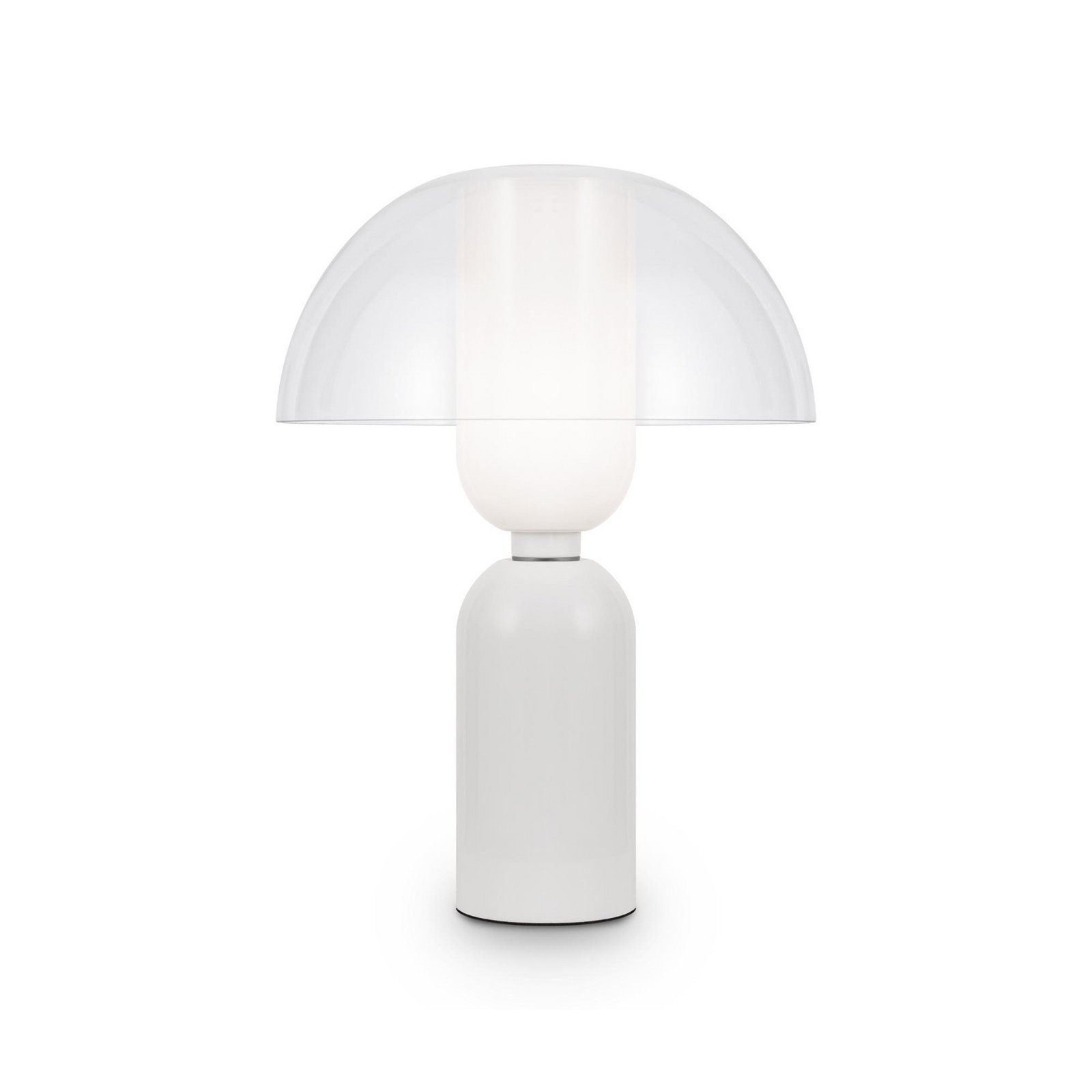 Lampe à poser Memory de Maytoni, blanche, hauteur 42 cm, céramique