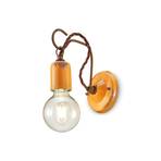 Vintage-style wall light C665, yellow