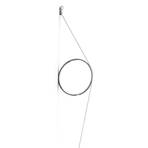 FLOS Wirering white LED wall light, ring grey
