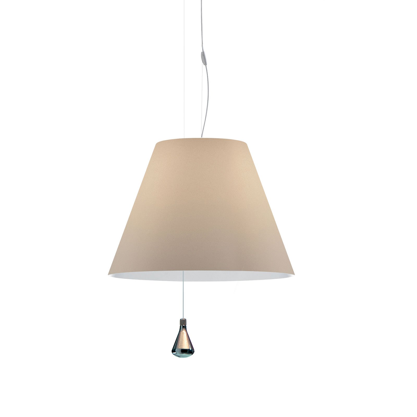 Luceplan Costanza hanging light D13sas, nougat