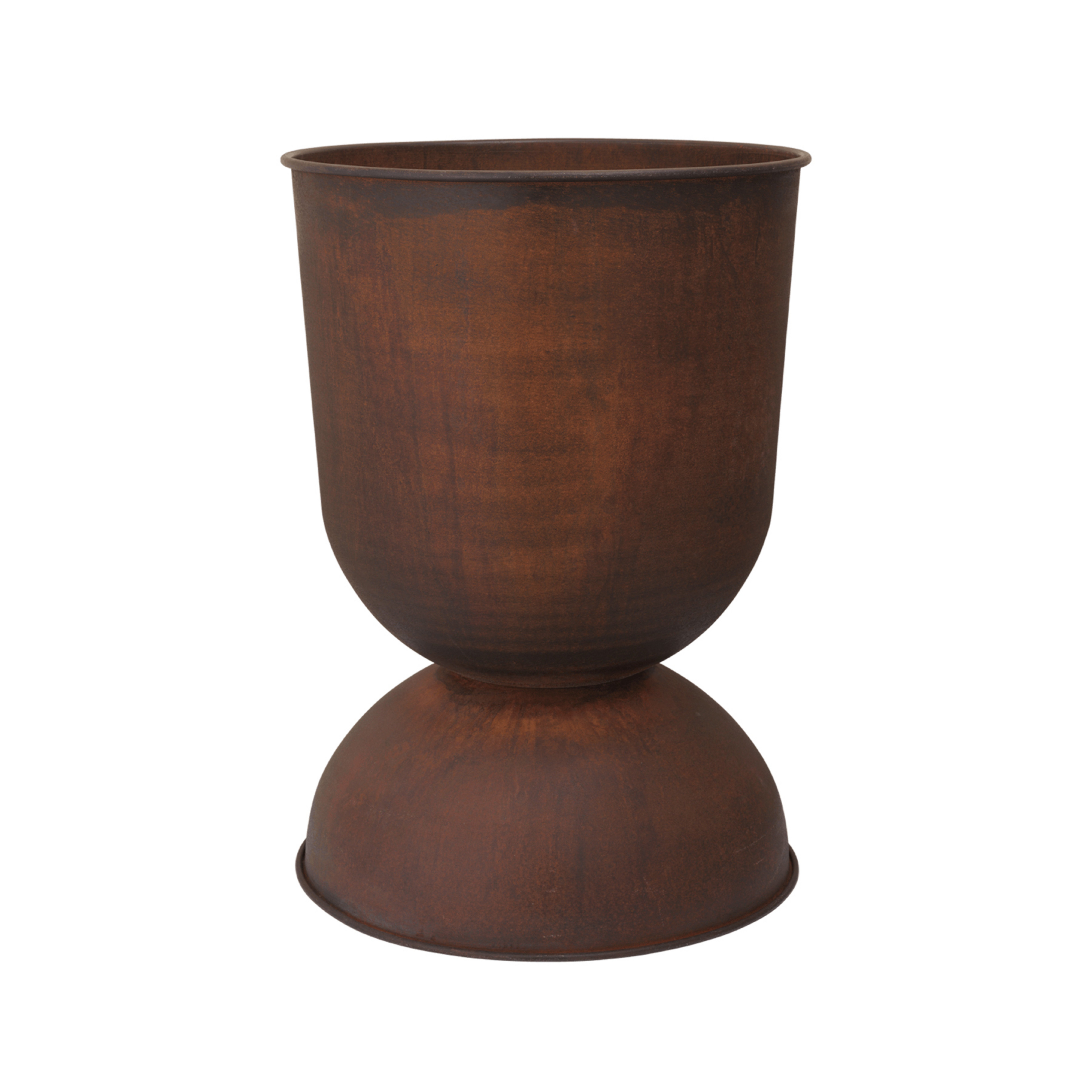 HOURGLASS Pot de fleurs, fer rouillé, 73 cm - ferm LIVING