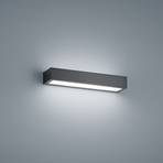 Nástenné svietidlo Helestra Theia LED, matná čierna 30 cm