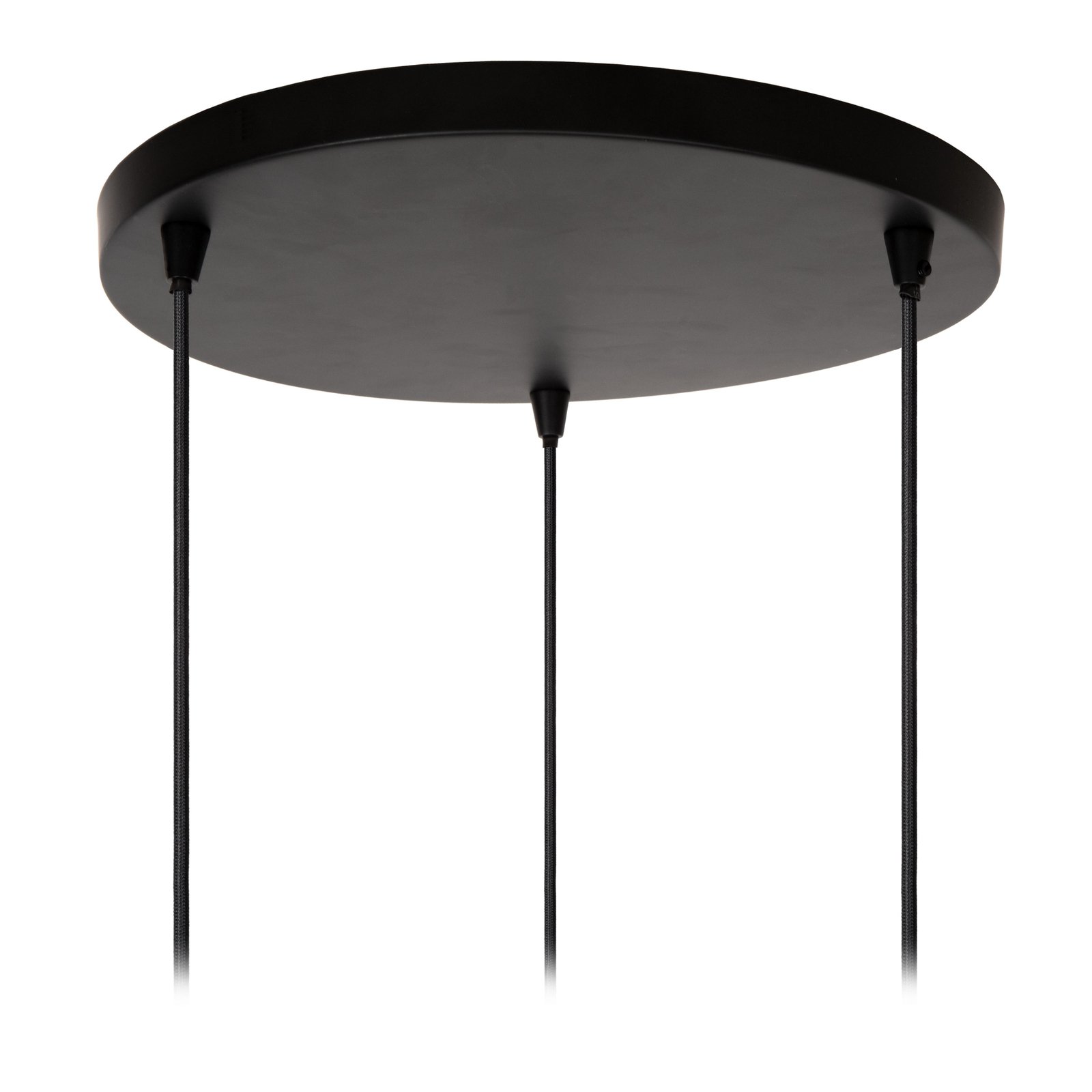 Suspension Singala, Ø 30 cm, verre, 3 lampes, opale, E27