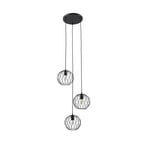 Danika Round Pendant Ø50 Black - Lindby