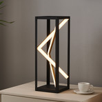 Stars of Light LED tafellamp Penela zwart/goud 43 cm CCT