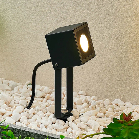 ELC Jalal foco de exterior LED con pica de tierra