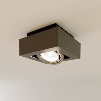 LED-takspot Ronka, GU10, 1 lyskilde, mørkegrå