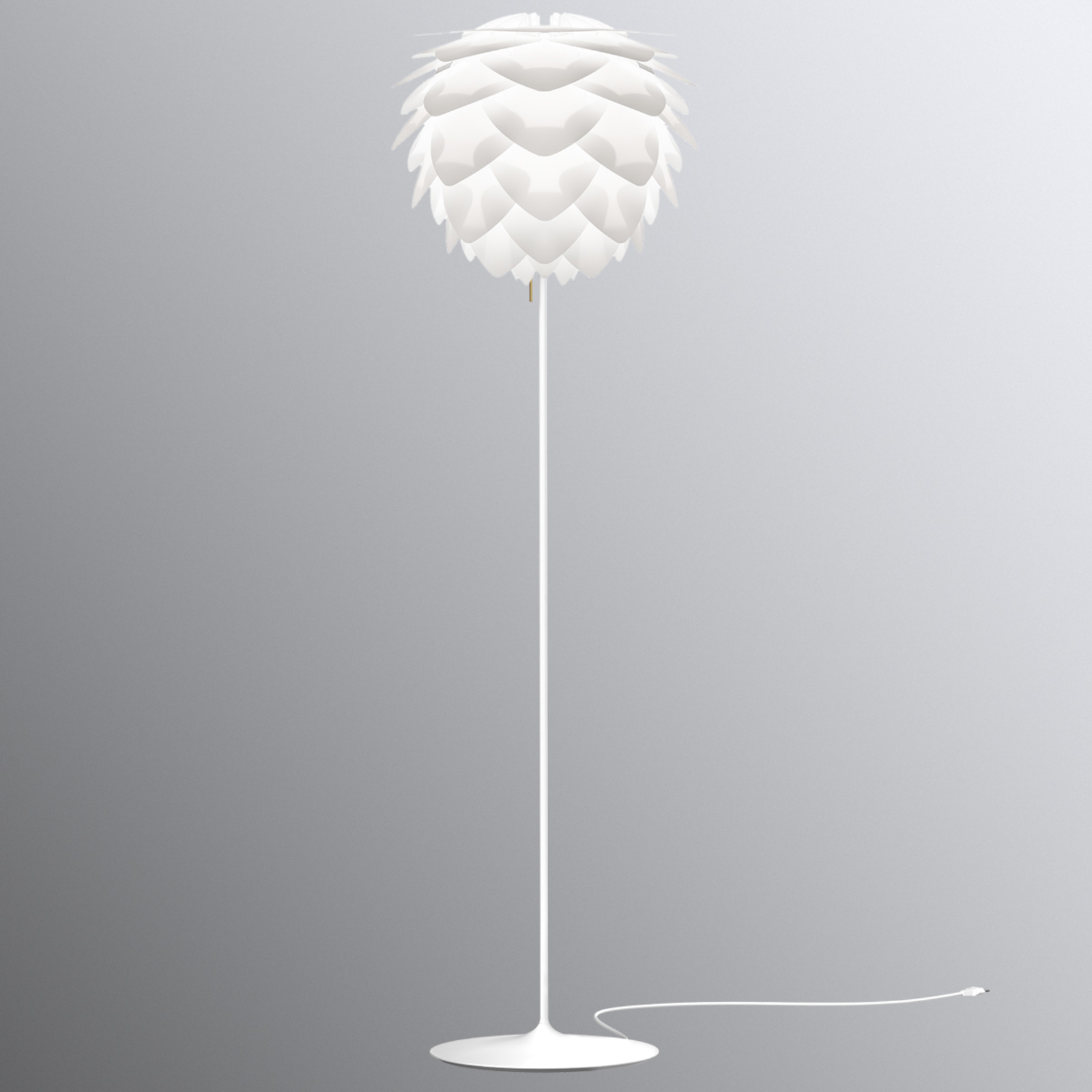 UMAGE Silvia medium gulvlampe hvit | Lampegiganten.no UMAGE Silvia Medium Lampeskjerm Hvit | Designbelysning.no