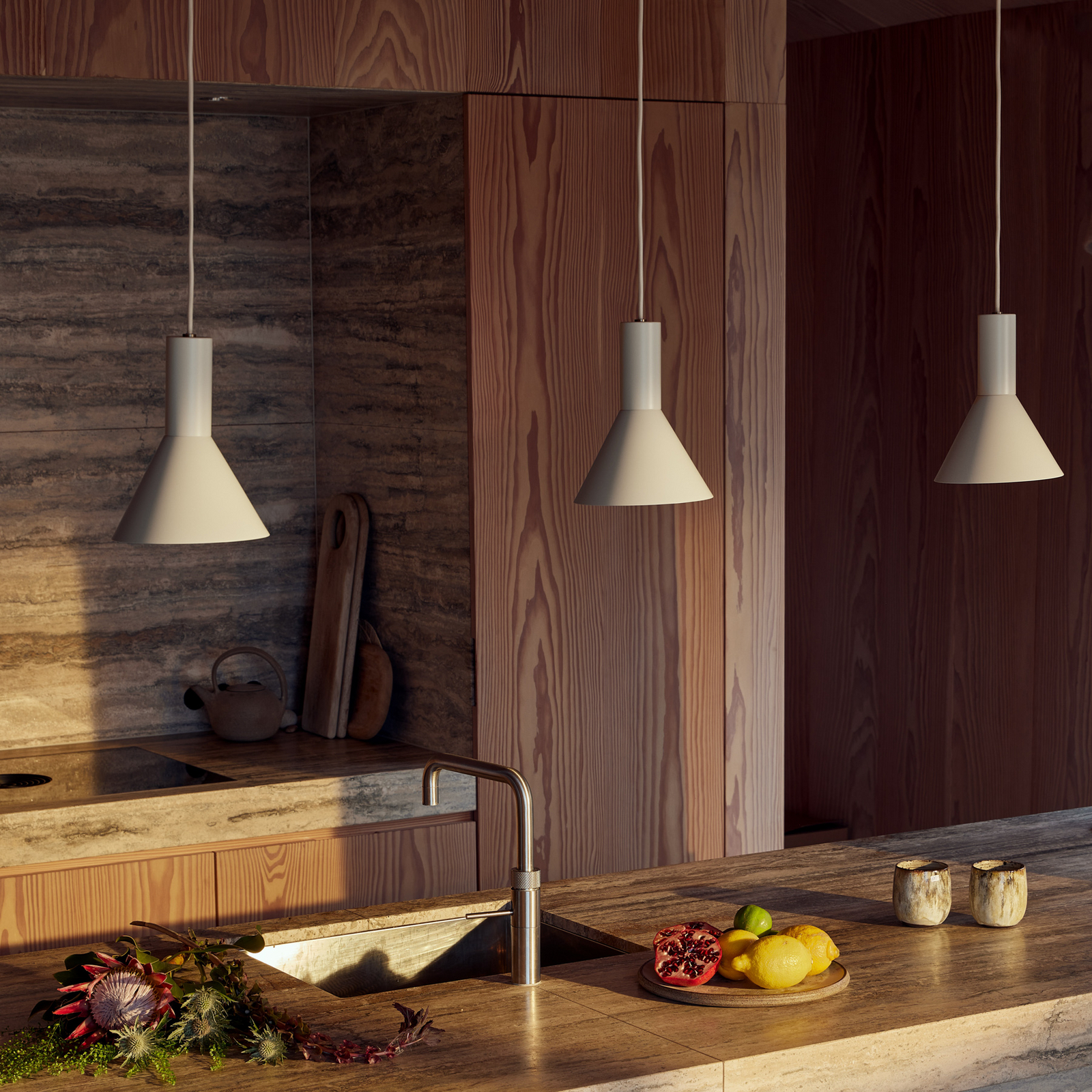 Lyss pendellampe beige - FRANDSEN Lyss pendellampe beige - FRANDSEN