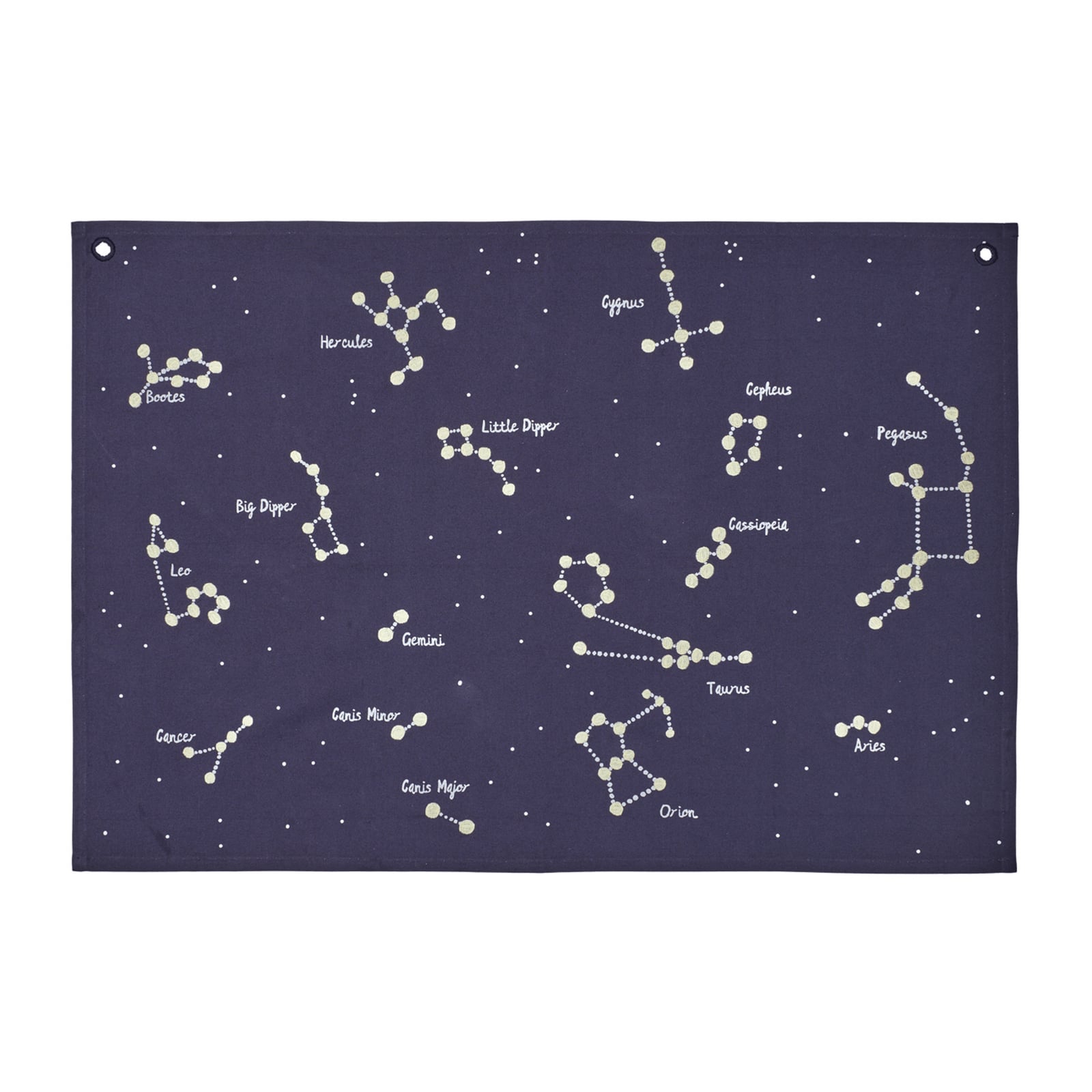 CONSTELLATION tapisérie tmavě modrá 100x70 cm - ferm LIVING