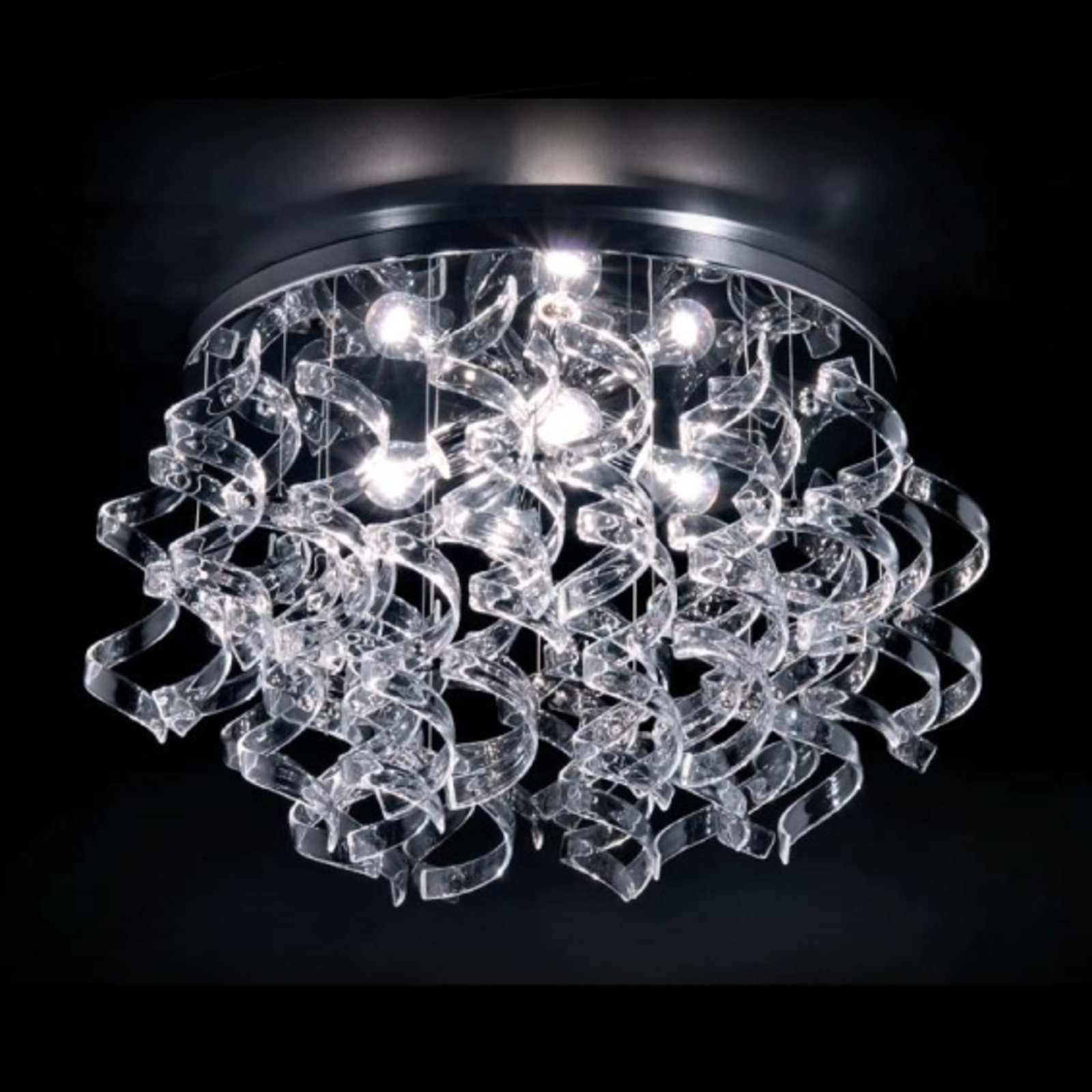 Kristalna stropna svjetiljka, Ø 70 cm