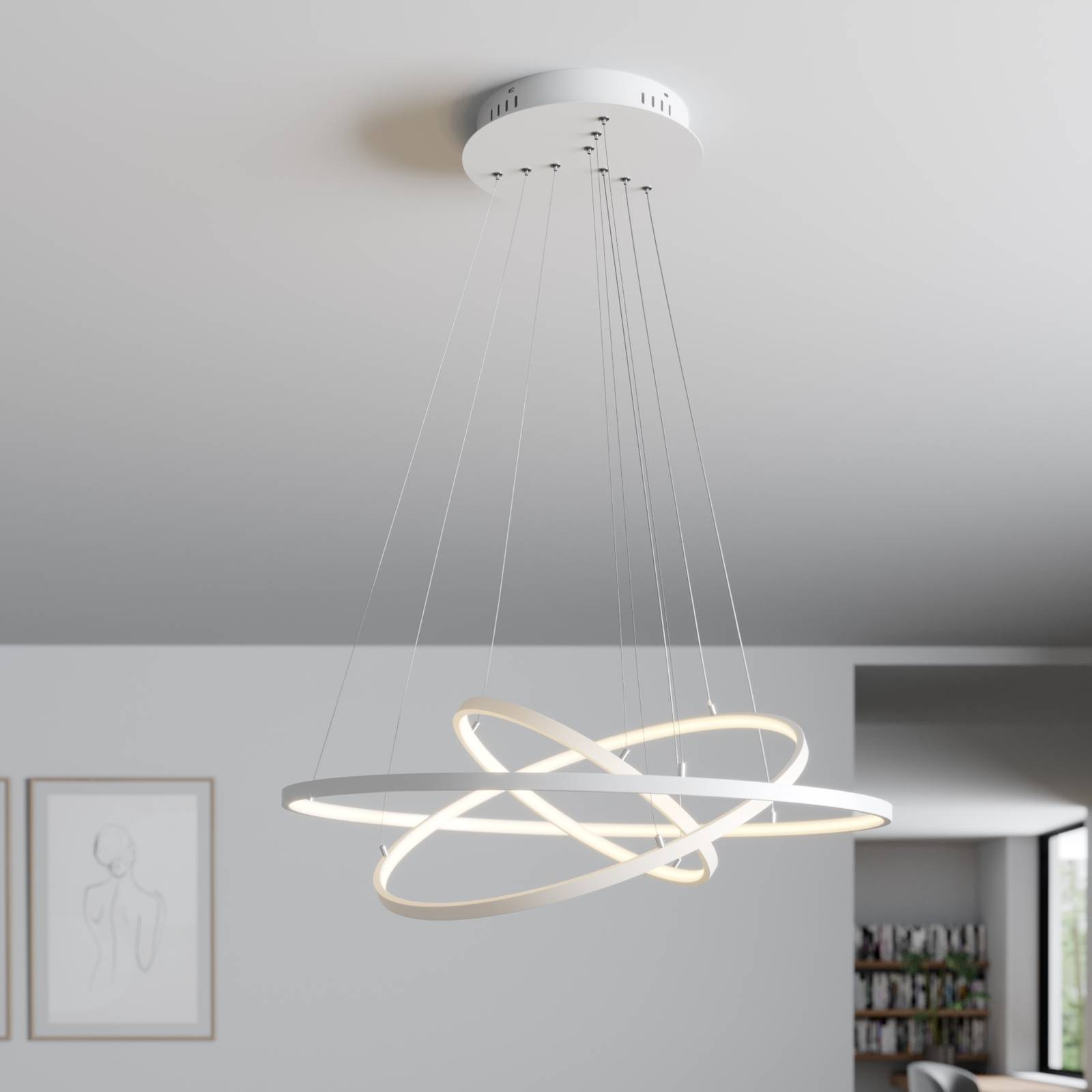 Lindby Philline LED hanglamp, Ø 80 cm
