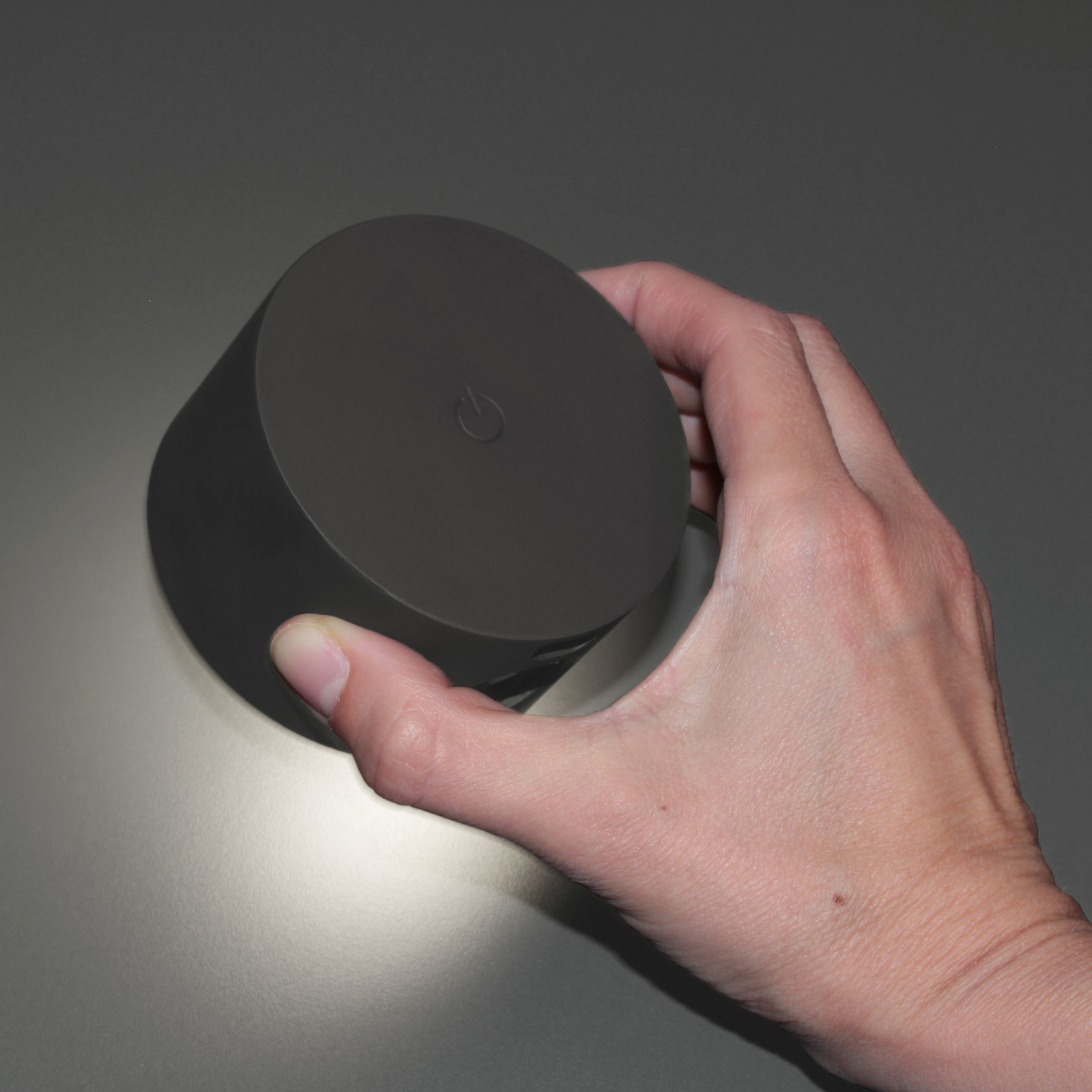 Aplique LED recargable Magnetics, negro, CCT, con imán