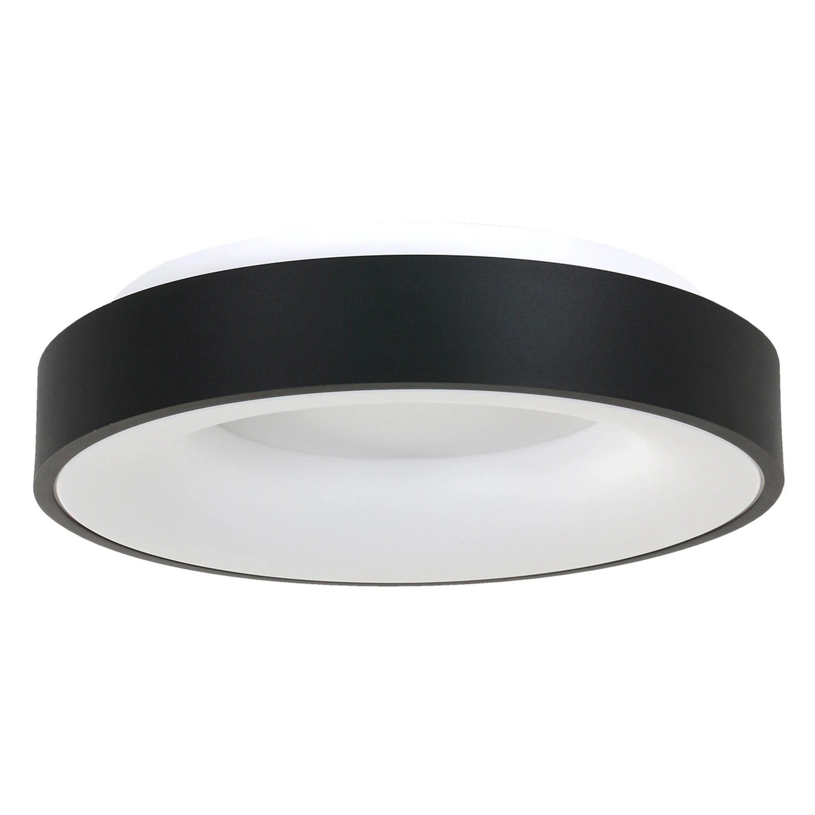 LED-taklampe Ringlede 2 700 K Ø 48 cm svart