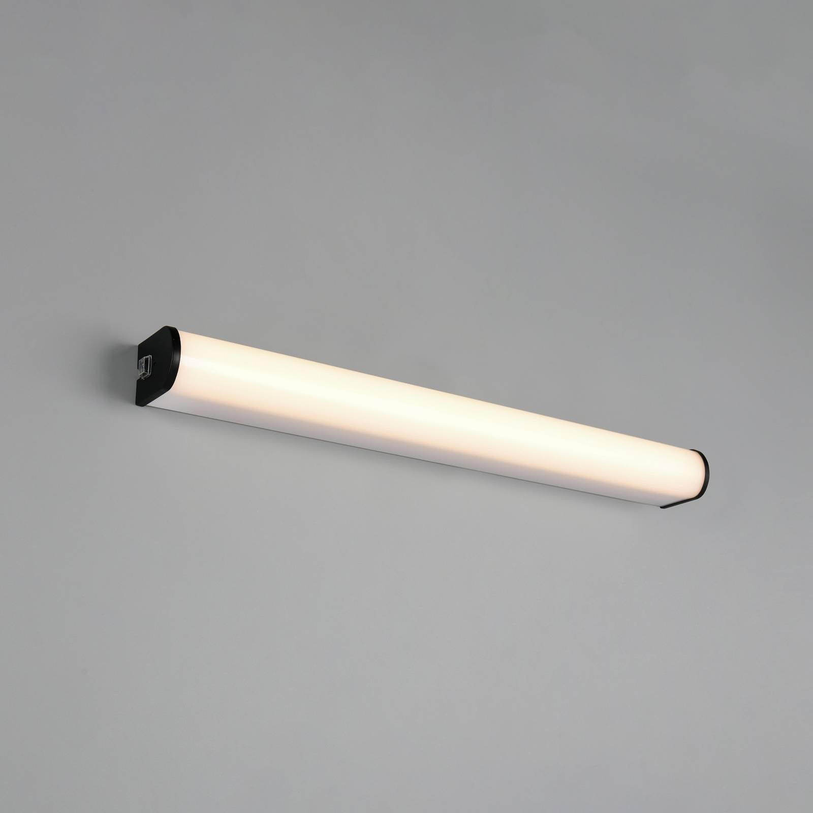 Trio Lighting LED wandlamp Giacomo, breedte 60 cm, zwart, metaal, IP44