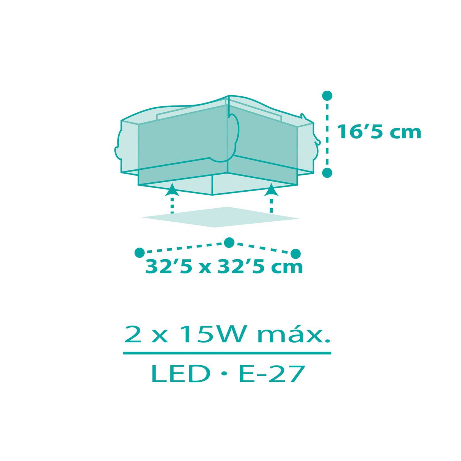 Dalber Mermaids lampa sufitowa, syrenki, 1-pkt.