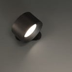 LED wall light Magnetics, black, CCT, with magnet