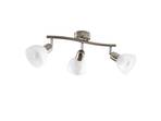 Paulina 3 LED Plafonieră White Alabaster/Satin Nickel - Lindby