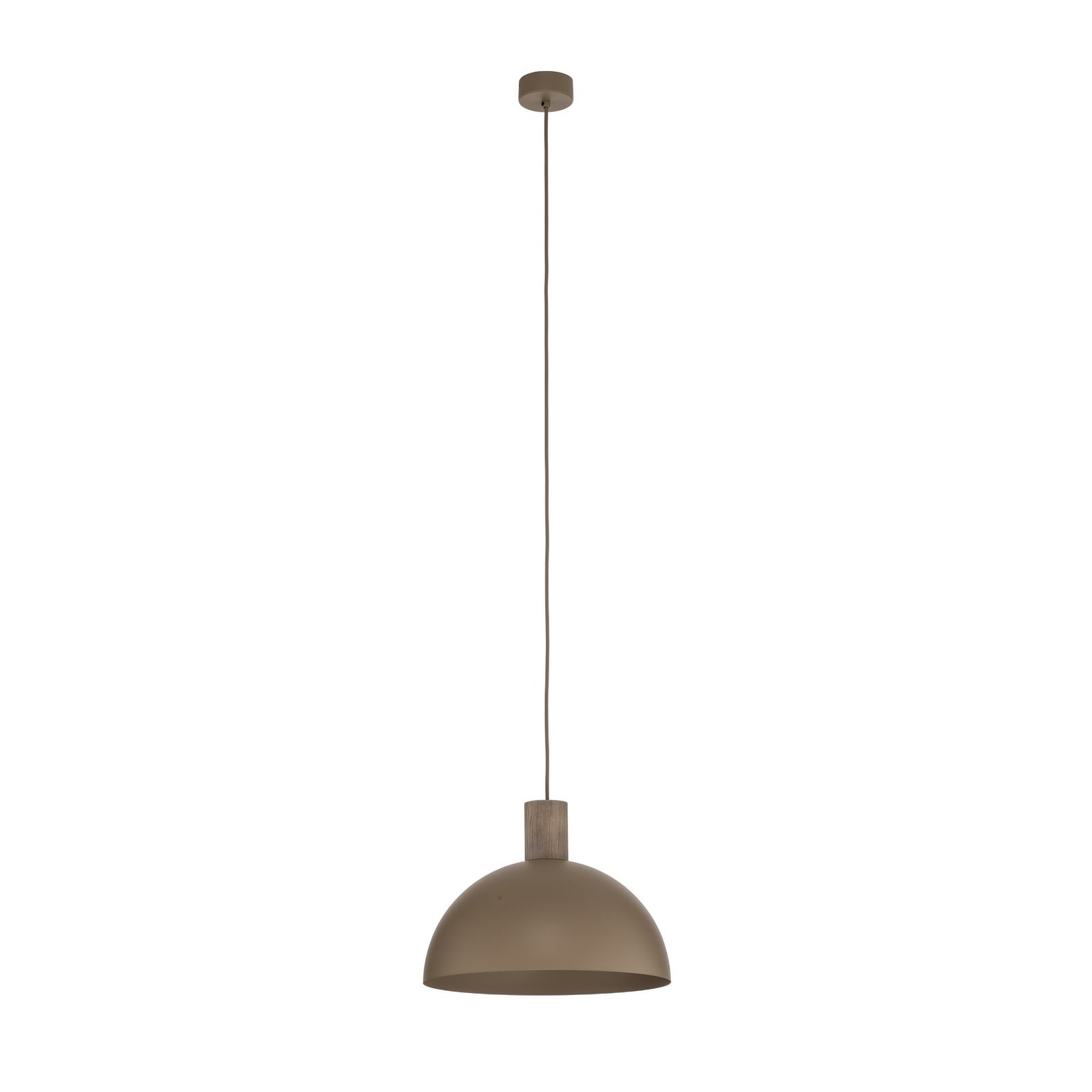 Suspension Oslo, couleur sable, métal, Ø 34 cm, E27