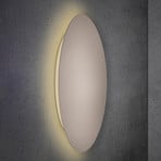 Applique murale LED Escale Blade, taupe, Ø 95 cm