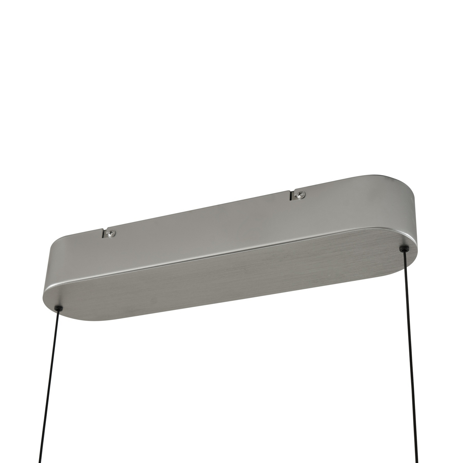 Lucande LED-hänglampa Arvon, aluminiumfärgad, 116 cm, dimbar, CCT