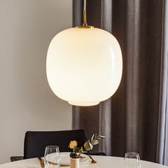 Závěsné svítidlo Louis Poulsen VL45 Radiohus, Ø 37 cm, bílé sklo
