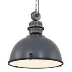 Grey hanging lamp Bikkel XXL, industrial design