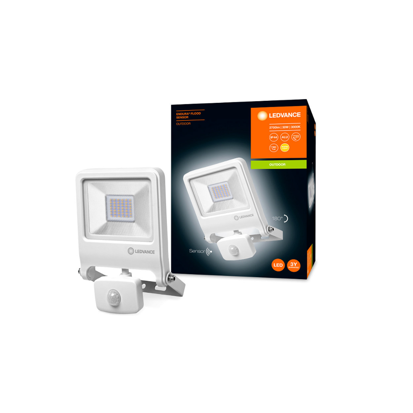 LEDVANCE Endura Flood Sensor utomhus spotlampa 30