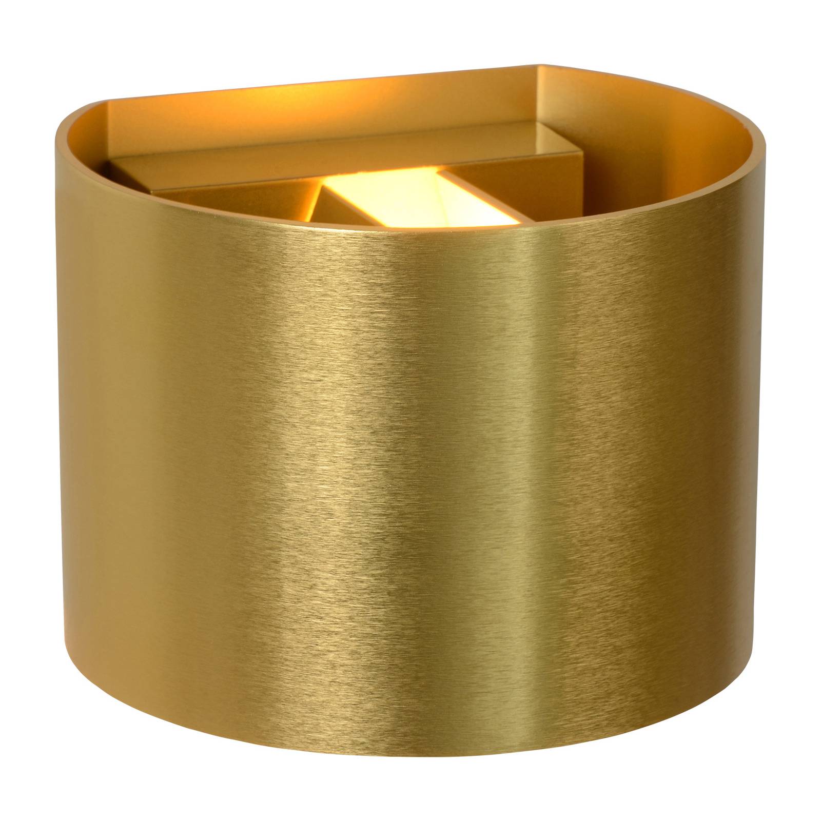 Lucide XIO – Wandleuchte – LED, dimmbar – G9 – 1 × 3,5 W, 2700 K – Einstellbarer Abstrahlwinkel – Mattgold / Messing