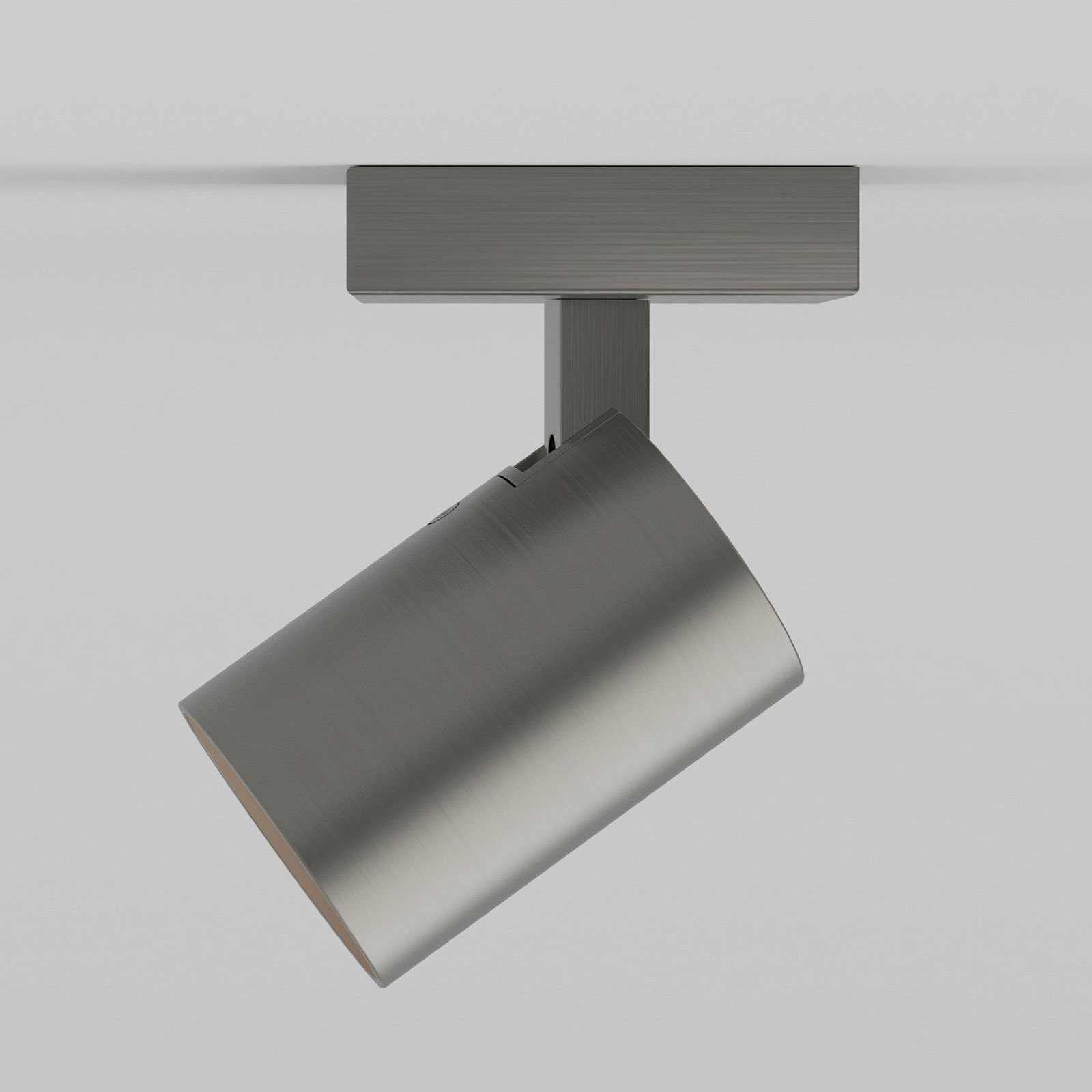 Astro Ascoli Single spot pour plafond nickel mat