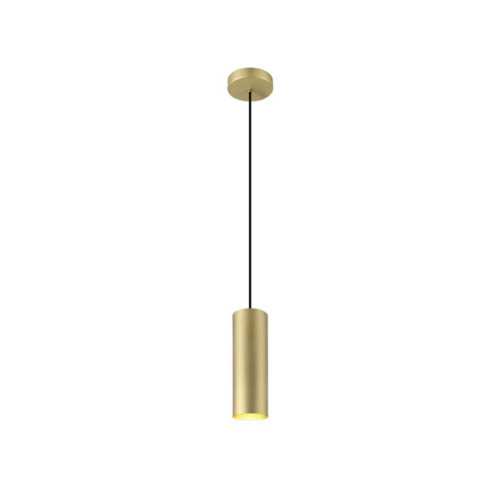 SLV lampa wisząca Enola, kolor złoty matowy, Ø 10 cm, metal
