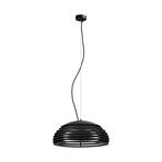 Twist pendant light, beech, black, 120 cm