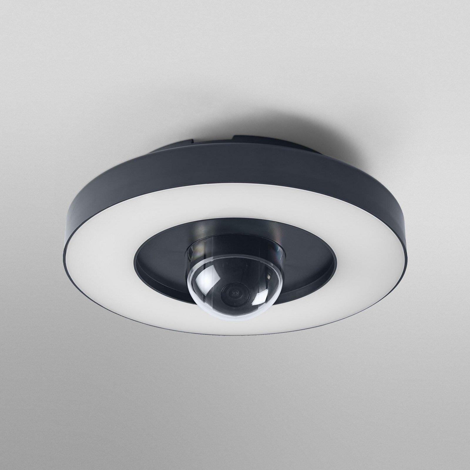 OSRAM SMART+ Caméra extérieure LED Wifi CIRCLE, graphite Capteur IP44